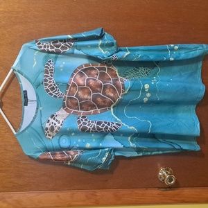 Women's Noracora Turtle Shirt Size XXL